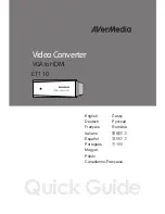 Предварительный просмотр 1 страницы Avermedia ET110 Quick Manual