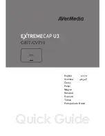 Avermedia extremecap u3 C877 Quick Manual preview