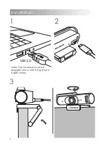 Предварительный просмотр 6 страницы Avermedia Live Streamer CAM 513 Quick Manual