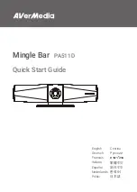 Avermedia Mingle Bar PA511D Quick Start Manual предпросмотр