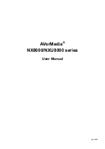 Предварительный просмотр 1 страницы Avermedia NX 8000 series User Manual