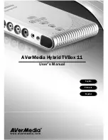 Avermedia TVBOX 11 User Manual предпросмотр