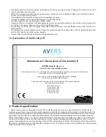 Preview for 3 page of Avers Screens BETA User Manual