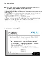 Preview for 3 page of Avers Screens Cumulus X Tension User Manual