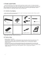 Preview for 4 page of Avers Screens Cumulus X Tension User Manual