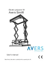 Avers Screens Simlift User Manual preview