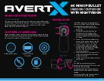 Preview for 1 page of avertX HD428 Quick Start Manual