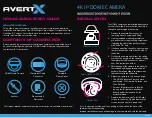 avertX HD828 Quick Start Manual предпросмотр