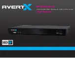 Предварительный просмотр 1 страницы avertX ProConnect A1600 User Manual