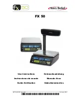 Preview for 1 page of Avery Berkel FX 50 User Instructions