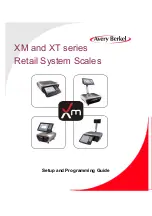 Avery Berkel XM Series Setup And Programming Manual preview