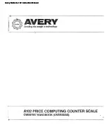 Preview for 1 page of Avery Dennison A-102 Instruction Manual