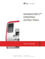 Avery Dennison ADTP1 MonarchNet2 Operating Instructions Manual предпросмотр