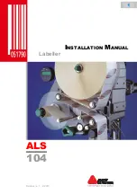 Avery Dennison ALS 104 Installation Manual предпросмотр