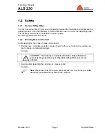 Preview for 7 page of Avery Dennison ALS 230 User Manual