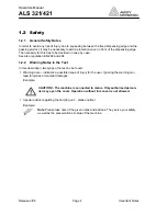 Preview for 6 page of Avery Dennison ALS 321 User Manual