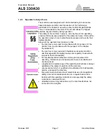 Предварительный просмотр 9 страницы Avery Dennison ALS 330 User Manual