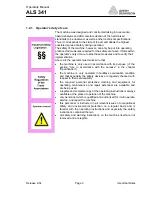 Предварительный просмотр 7 страницы Avery Dennison ALS 341 User Manual