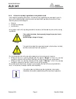 Предварительный просмотр 8 страницы Avery Dennison ALS 341 User Manual