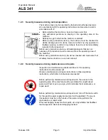 Предварительный просмотр 9 страницы Avery Dennison ALS 341 User Manual