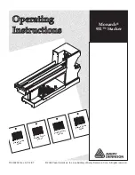 Preview for 1 page of Avery Dennison Monarch 932 Stacker Operating Instructions Manual