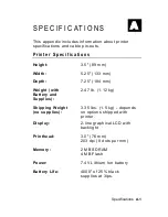 Preview for 37 page of Avery Dennison Monarch 9433 Sierra Sport3 Operator'S Handbook Manual