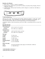 Preview for 2 page of Avery Dennison Monarch 9462 Operating Instructions Manual