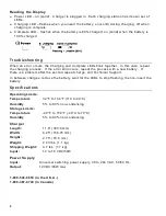 Preview for 2 page of Avery Dennison MONARCH 9465 Operating Instructions Manual