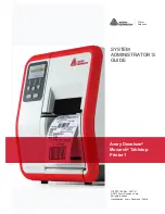 Avery Dennison Monarch ADTP1 System Administrator Manual preview