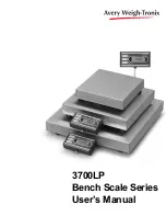 Preview for 1 page of Avery Weigh-Tronix 3700LP User Manual