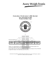 Preview for 11 page of Avery Weigh-Tronix WI-130 User Manual