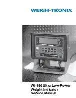 Avery Weigh-Tronix WI-150 Service Manual предпросмотр