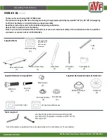 AVF SYZ84-S-XL Assembly Instructions preview