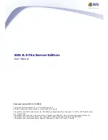 AVG 8.5 FILE SERVER EDITION - V 85.5 User Manual preview