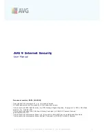 AVG 9 INTERNET SECURITY - REVISED 6-2010 User Manual preview