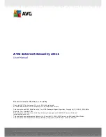 AVG ANTI-VIRUS 2011 - REV 2011.09 User Manual preview