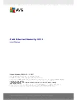 Предварительный просмотр 1 страницы AVG ANTI-VIRUS 2011 - REV 2011.10 User Manual