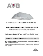 AVG AVC-276PS-COLORADO Installation Manual preview