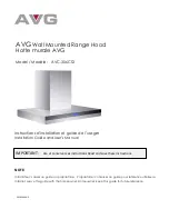 AVG AVC-306CS3 Installation Manual And User'S Manual preview