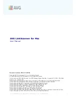 AVG AVG LINKSCANNER FOR MAC User Manual preview