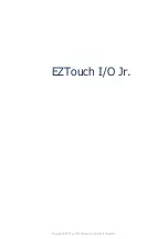 AVG EZTouch I/O Jr. Manual preview