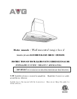 AVG OREGON AVO-308CS Installation Manual / Use And Care Manual preview