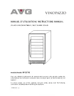 Предварительный просмотр 1 страницы AVG VINOPAZZO VPC27SS Instruction Manual