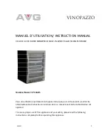 AVG VINOPAZZO VPC46DS Instruction Manual предпросмотр