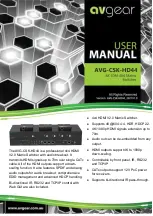 Предварительный просмотр 1 страницы AVGear AVG-CSK-HD44 User Manual