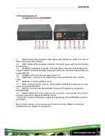 Предварительный просмотр 6 страницы AVGear AVG-HD300 User Manual