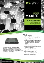 Предварительный просмотр 1 страницы AVGear AVG-HD310SR User Manual