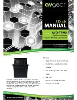 Предварительный просмотр 1 страницы AVGear AVG-TSM2 series User Manual