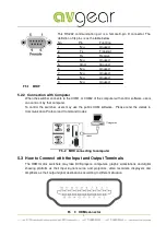 Предварительный просмотр 7 страницы AVGear MHD44 User Manual