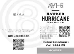 AVI-8 Hawker Hurricane AV-4088 Instruction Manual preview